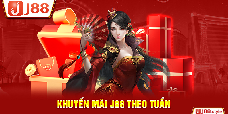 Khuyến mãi J88 theo tuần